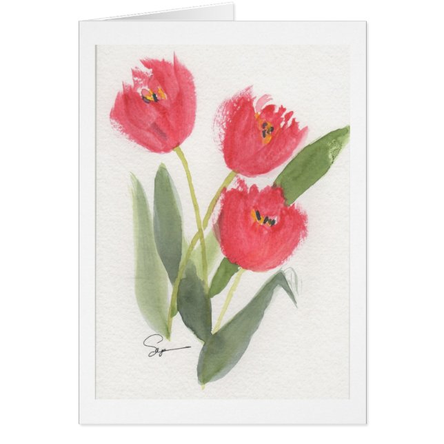 Cheery Spring Tulips (Front)