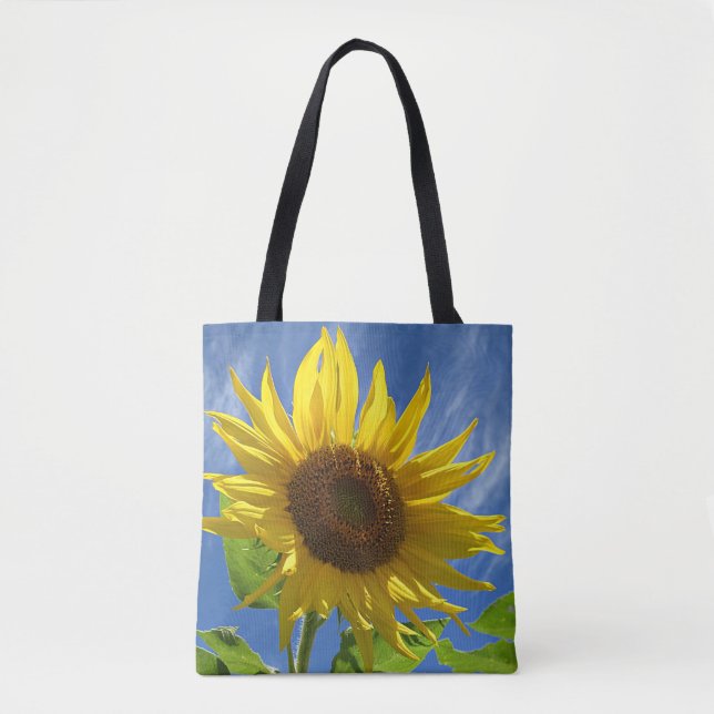 Cheery Sunflower Tote Bag (Front)