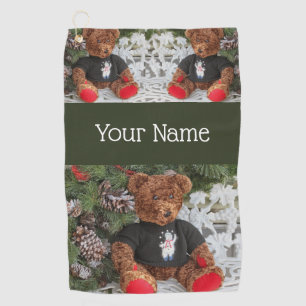 Cheery Teddy Golf Towel