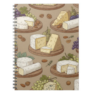 Cheese and Grapes Notebook