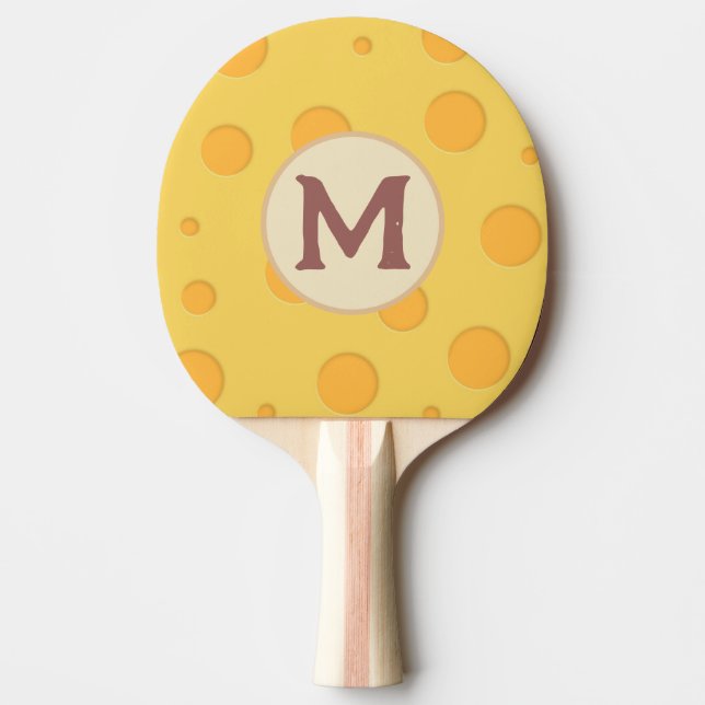 Cheese and Mice Cartoon | Fun Game night Ping Pong Paddle (Front)