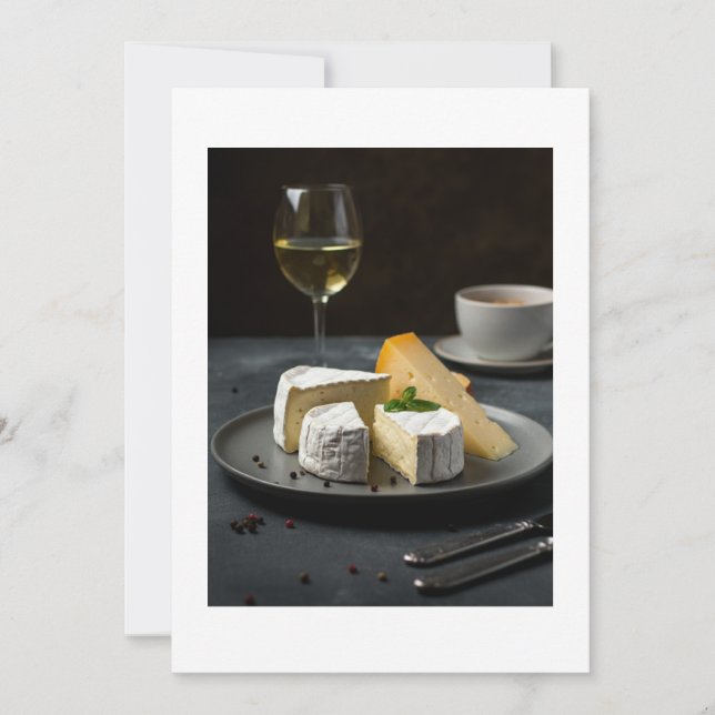 cheese and wine invitation (Front)