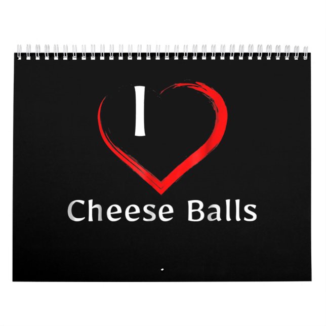 Cheese Balls Novelty Appetizers Calendar (Cover)