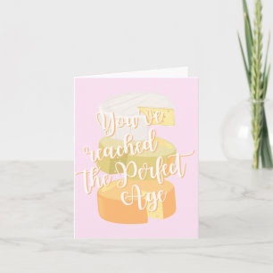 Cheese Birthday Card