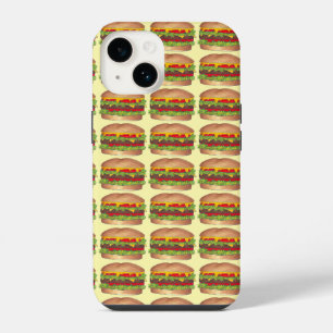 Cheese Burger Hamburger Cheeseburger Foodie Case