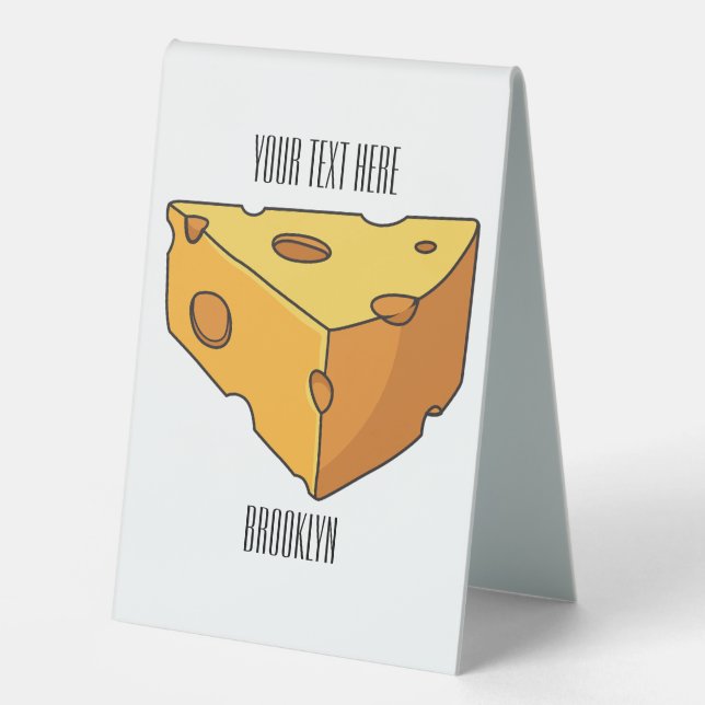 Cheese cartoon illustration (Front)