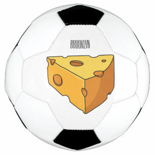 Cheese cartoon illustration football