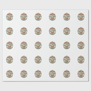 Cheese Charcuterie Cat Cheese Charcuterie Cat Vint Wrapping Paper
