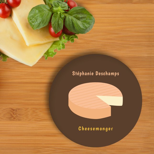Cheese  classic round sticker (Cheese Sticker)