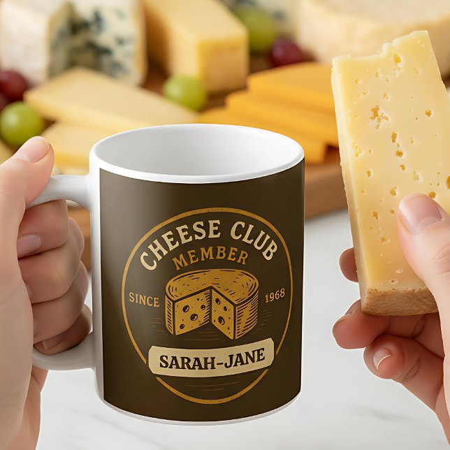 Cheese club member Cheesy gift Coffee Mug (Creator Uploaded)