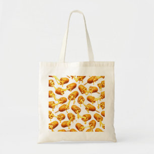 Cheese Corn Dogs Pattern Tote Bag