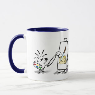 CHEESE CUTTING ARTIST by Jeff Willis Art Mug