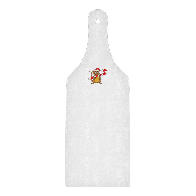 Cheese Cutting Board - Christmas Mouse (Front)