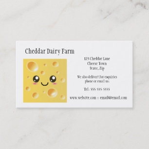 Cheese Dairy Farm Business Cards