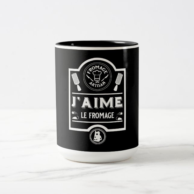 Cheese Eaters Two-Tone Coffee Mug (Center)