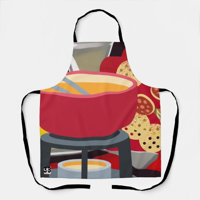 Cheese Fondue Apron (Front)