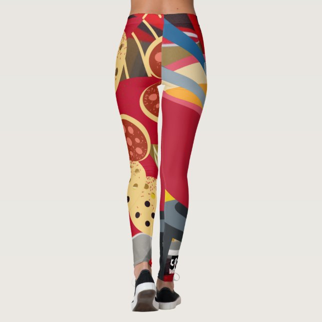 Cheese Fondue Leggings (Back)