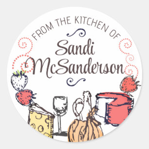 cheese fruit wine from my kitchen sticker