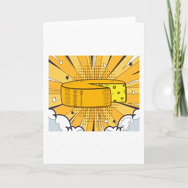 Cheese Full Of Holes In Every Way Card (Front)