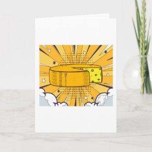Cheese Full Of Holes In Every Way Card