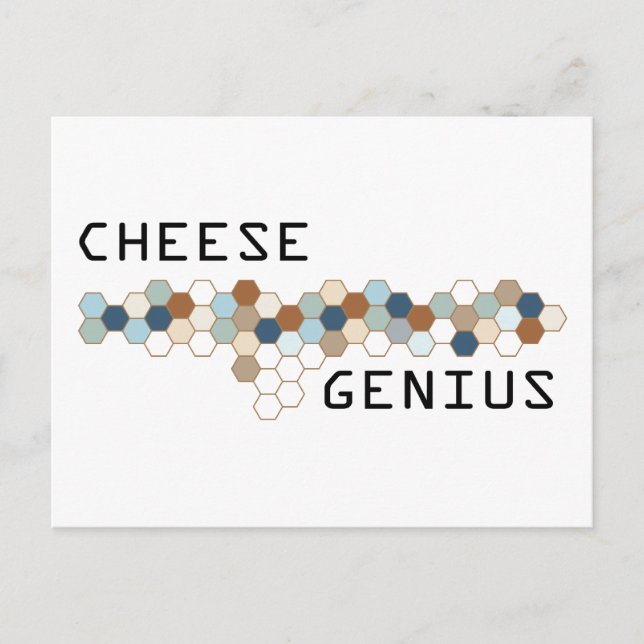 Cheese Genius Postcard (Front)