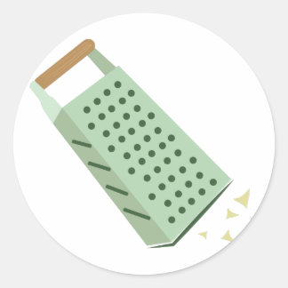 Cheese Grater Classic Round Sticker