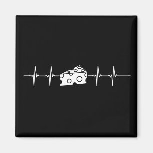 Cheese Heartbeat Magnet