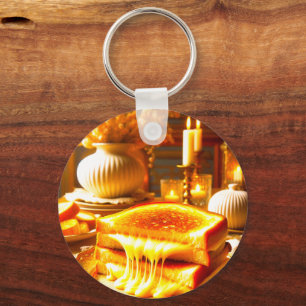 Cheese Heaven: The Ultimate Comfort Food Key Ring