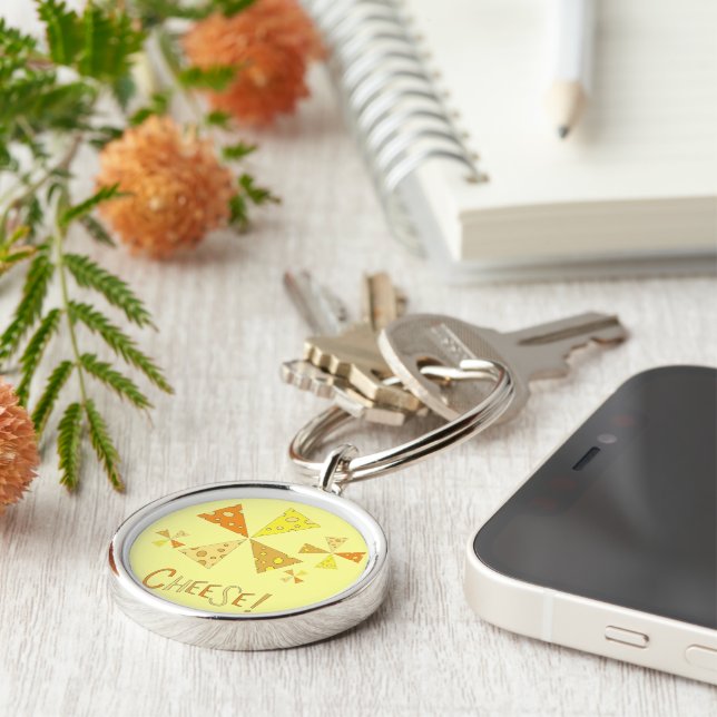 Cheese Keychain (Side)