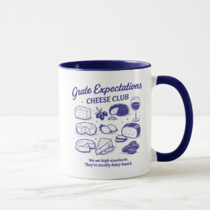 Cheese Lover Funny Club Cute Charcuterie Humor Mug