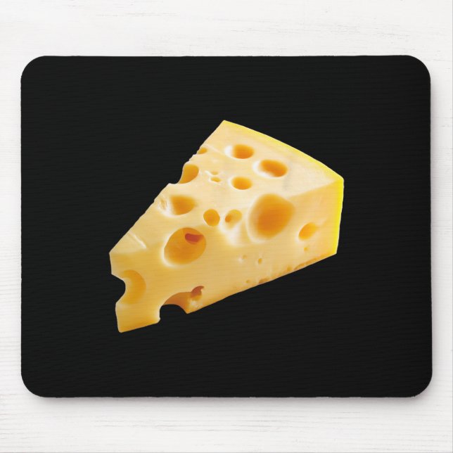 Cheese Lover Graphic Halloween Costume  Mouse Mat (Front)