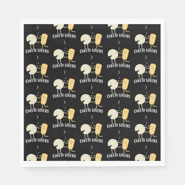 Cheese Lovers And Connoisseur  Napkin (Front)