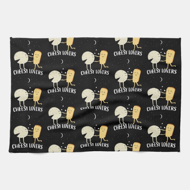 Cheese Lovers And Connoisseur  Tea Towel (Horizontal)