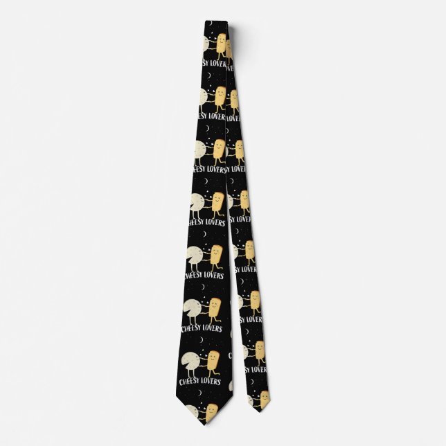 Cheese Lovers And Connoisseur  Tie (Front)