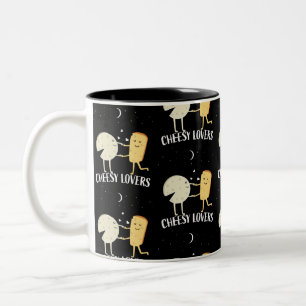 Cheese Lovers And Connoisseur  Two-Tone Coffee Mug