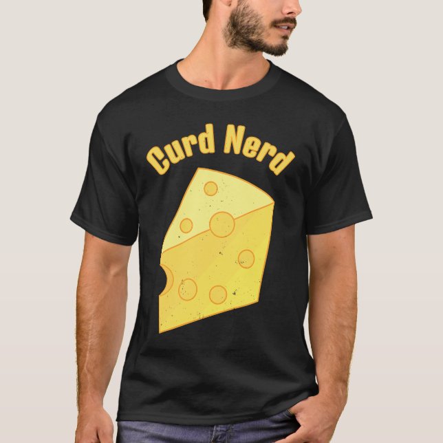 Cheese Lovers  Quark Nerd T-Shirt (Front)