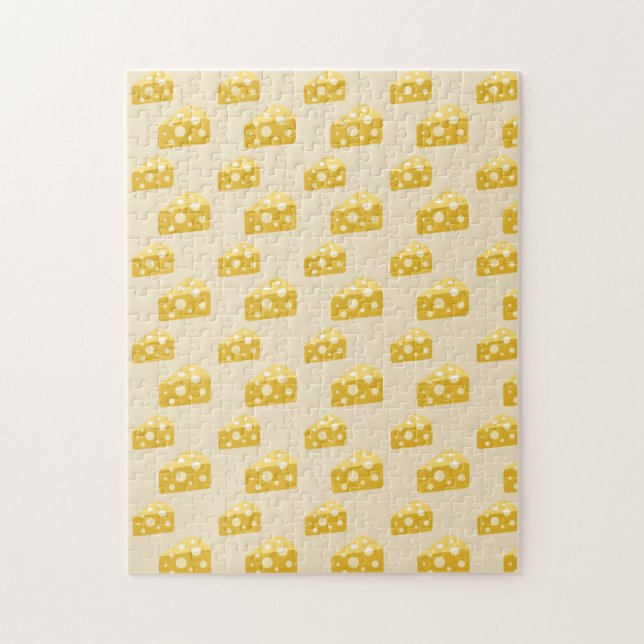 Cheese Lovers Swiss Emmental Yellow Food Lover Jigsaw Puzzle (Vertical)