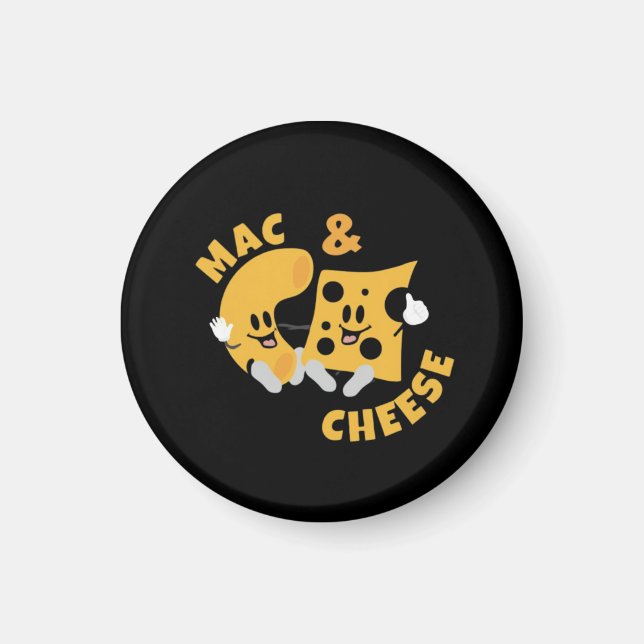 Cheese Mac & Cheese Funny Gift Idea Magnet (Front)