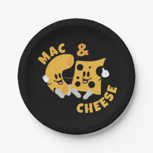 Cheese Mac & Cheese Funny Gift Idea Paper Plate