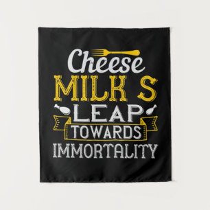 Cheese Milk’S Leap Towards Immortality Tapestry