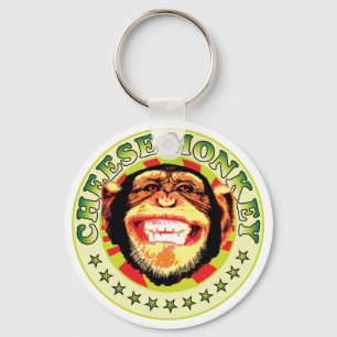 Cheese Monkey Key Ring