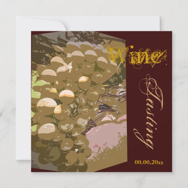 Cheese n wine celebration party CUSTOMIZE Invitation (Front)