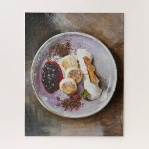 Cheese Pancakes with Berries – Gourmet Food Jigsaw Puzzle