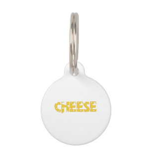 Cheese Pet Tag
