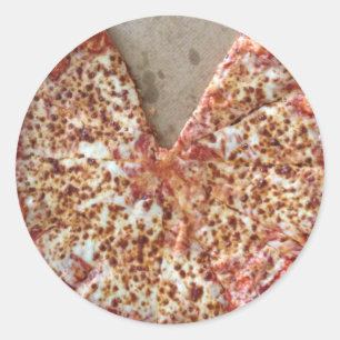 Cheese Pizza Classic Round Sticker