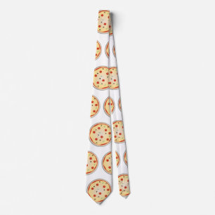 Cheese Pizza Pies Junk Food Fast Food Lover Tie