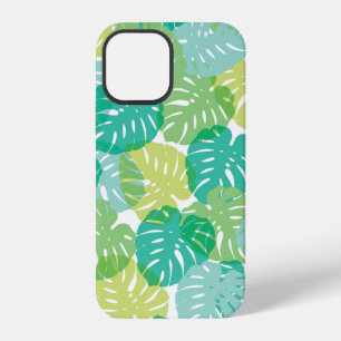 Cheese plant and palm exotic tropical monstera hou iPhone 12 case