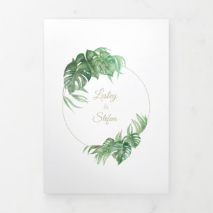 Cheese Plant Trifold Letter Fold Invitation