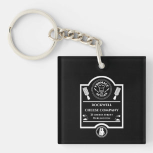Cheese Producer Key Ring