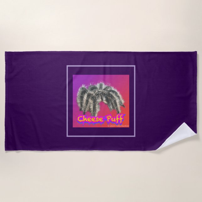 Cheese Puff Beach Towel (Front)